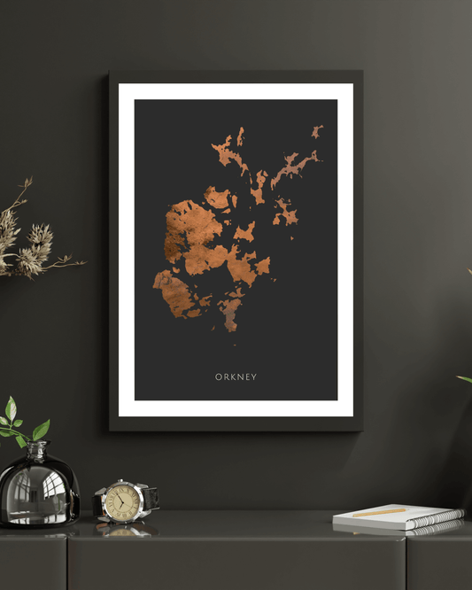 Orkney - Fine Art Map