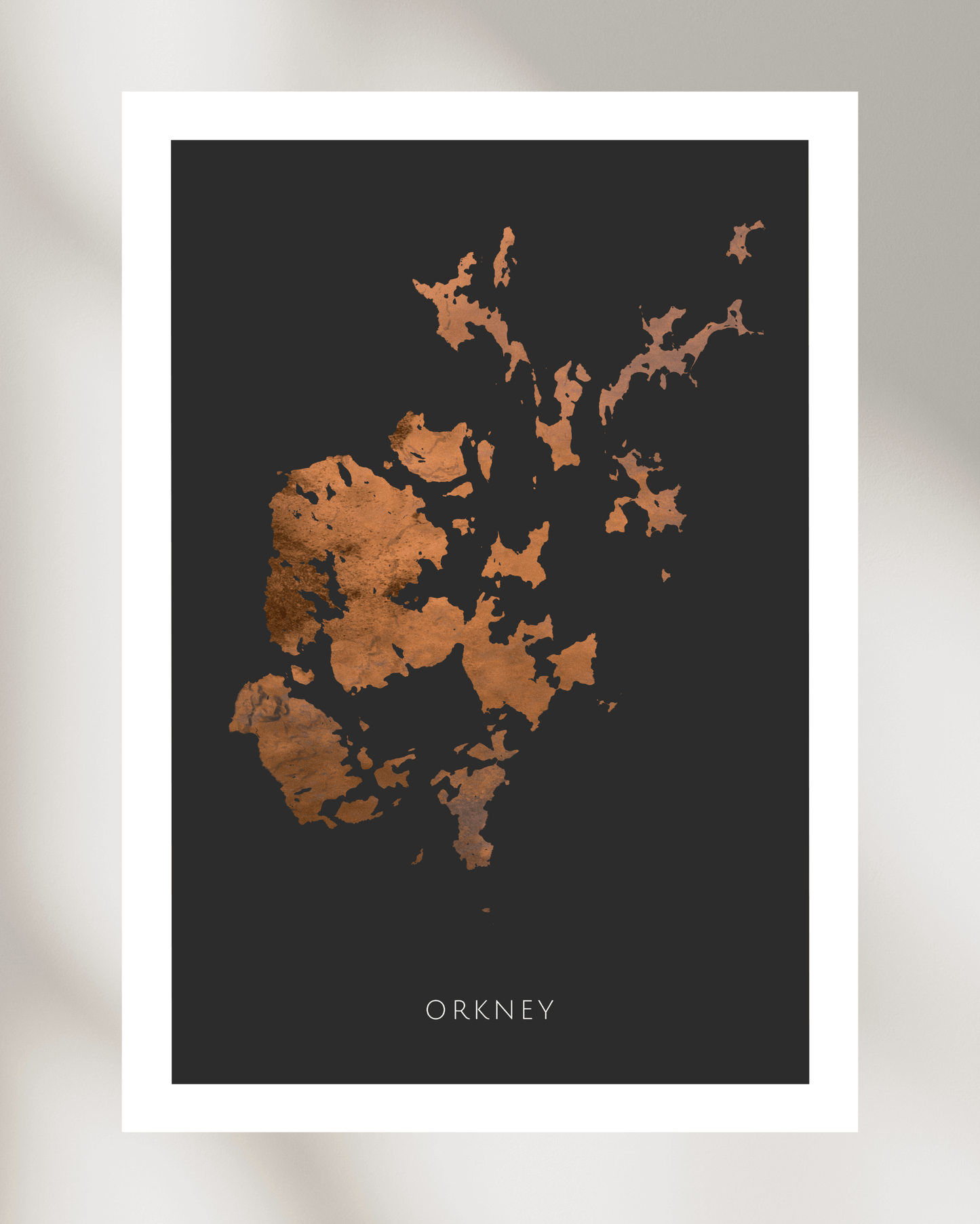 Orkney - Fine Art Map