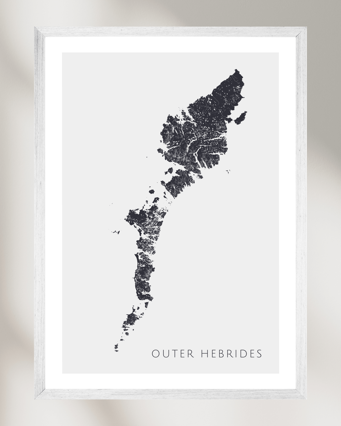 Outer Hebrides - Fine Art Map