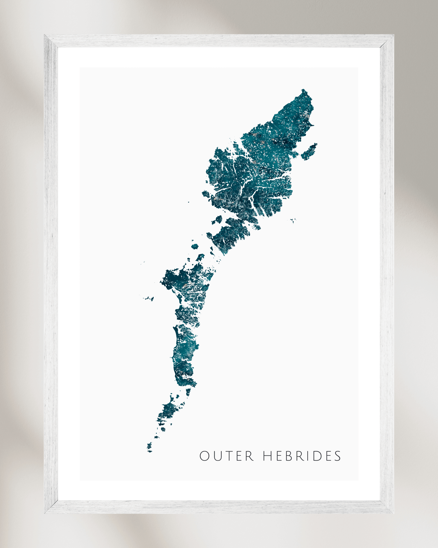 Outer Hebrides - Fine Art Map