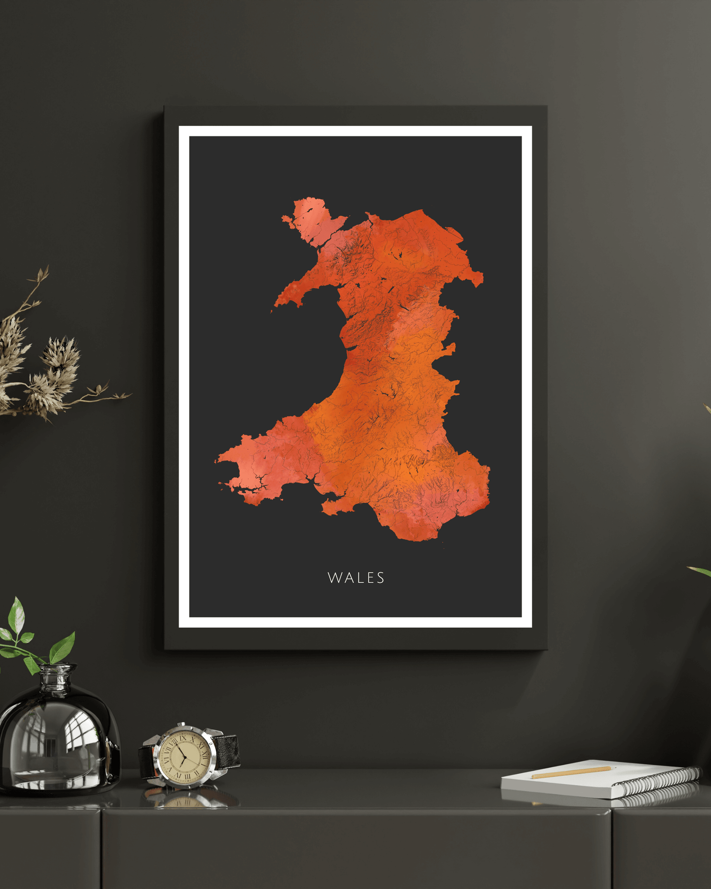 Wales - Fine Art Map