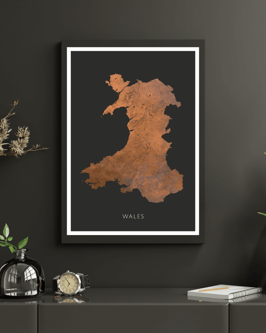 Wales - Fine Art Map