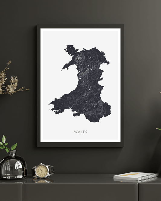 Wales - Fine Art Map