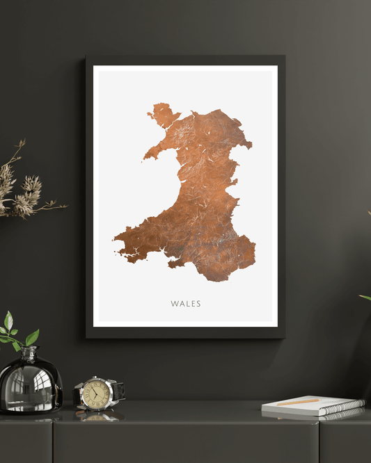 Wales - Fine Art Map