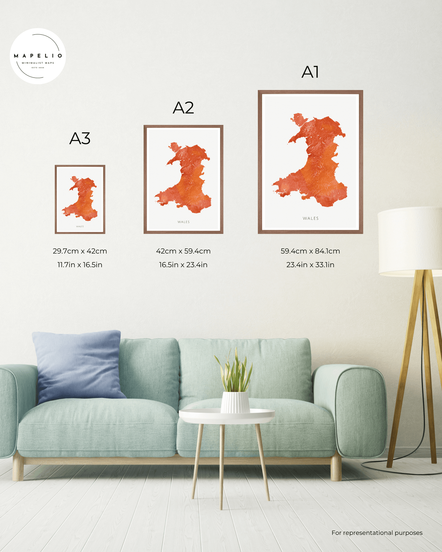 Wales - Fine Art Map