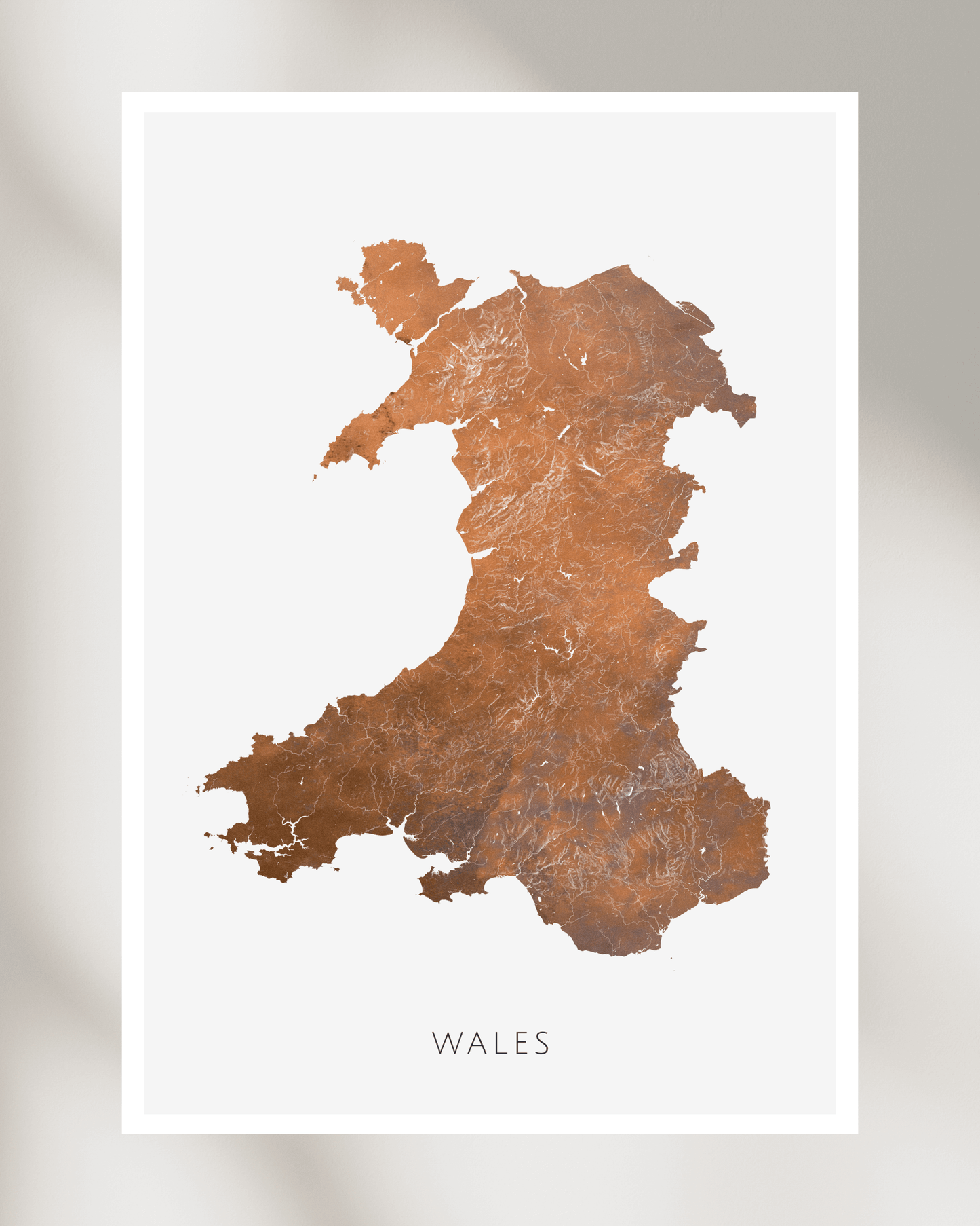 Wales - Fine Art Map