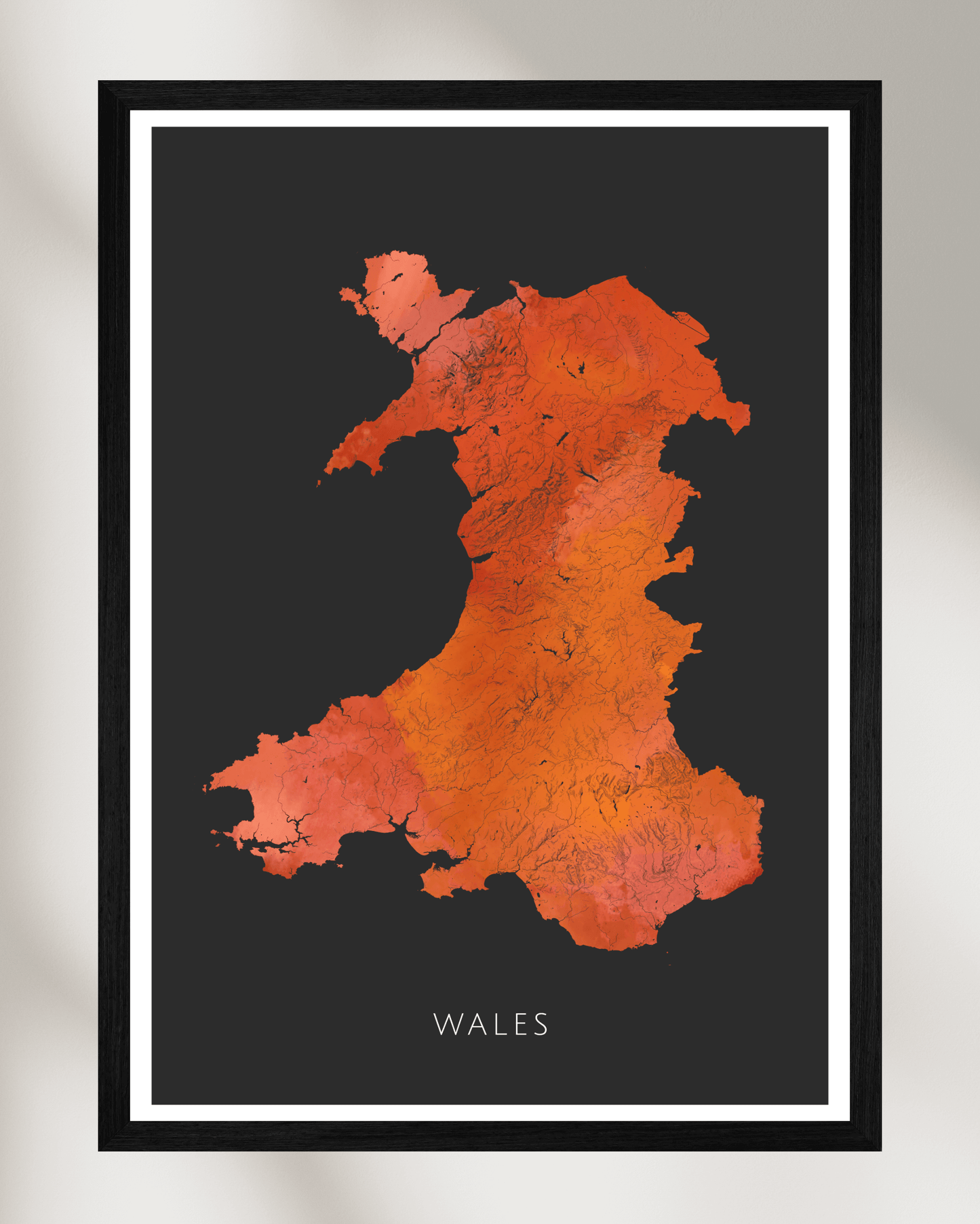 Wales - Fine Art Map