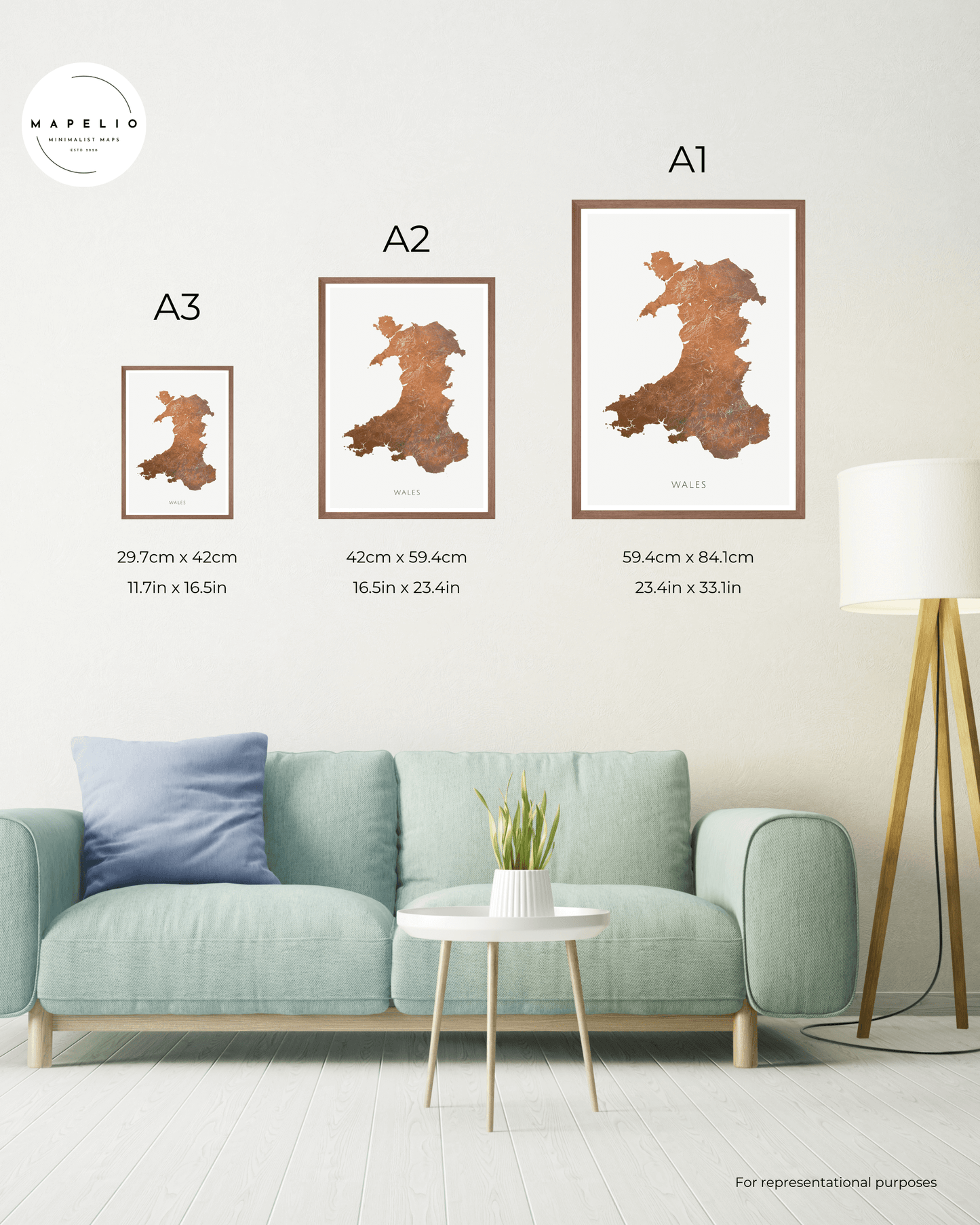 Wales - Fine Art Map