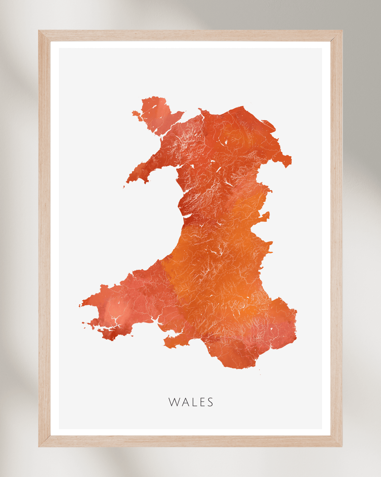 Wales - Fine Art Map