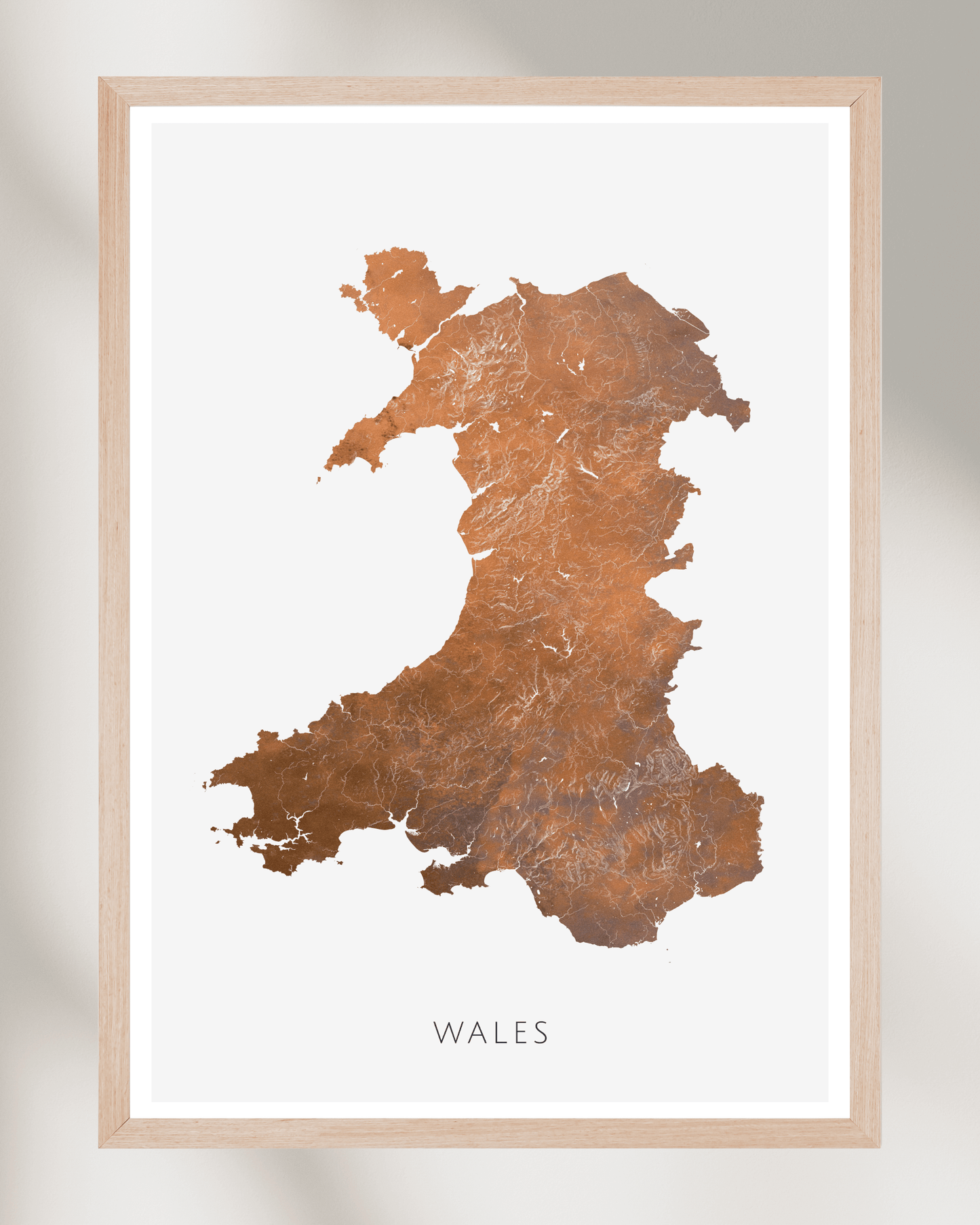 Wales - Fine Art Map