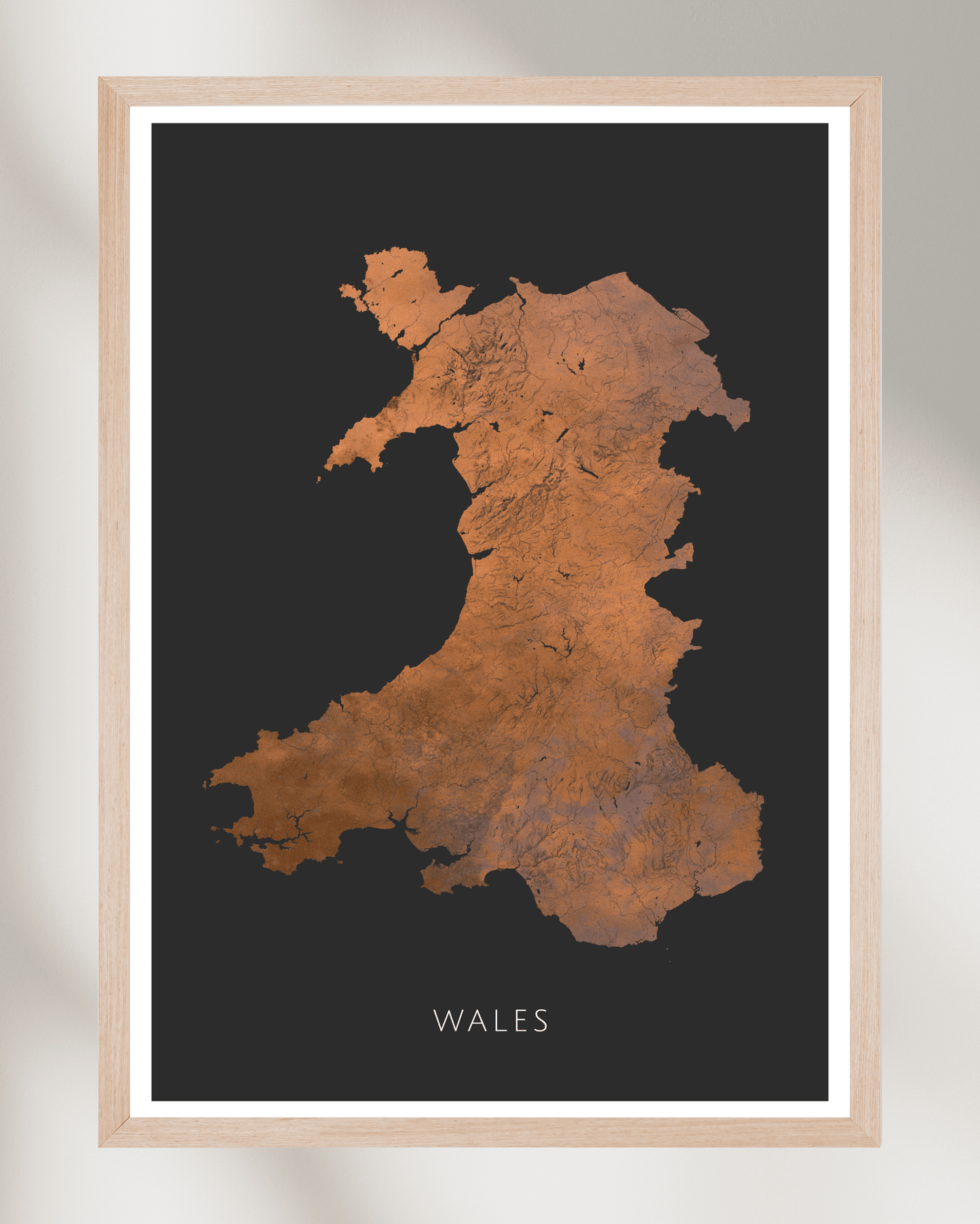 Wales - Fine Art Map