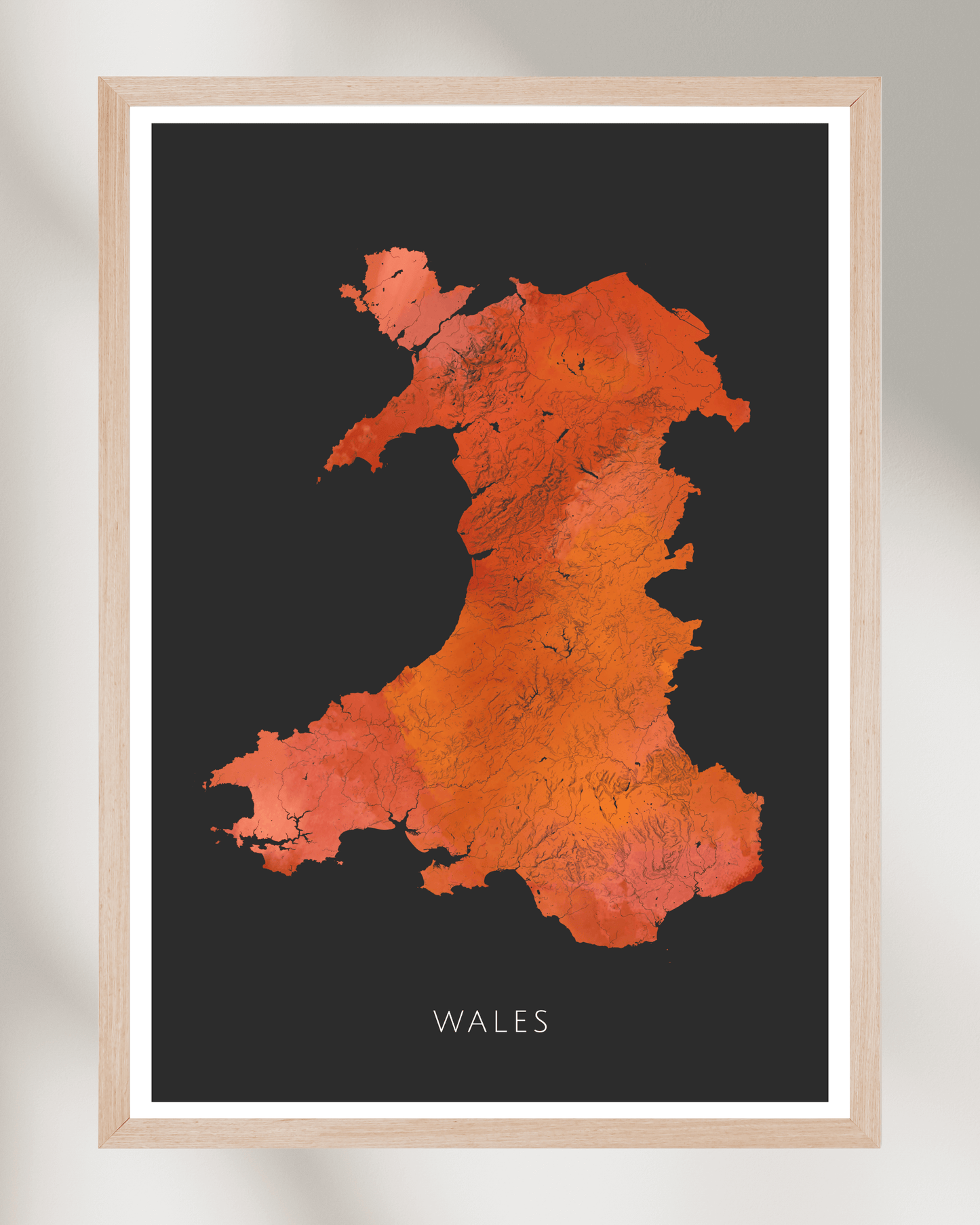 Wales - Fine Art Map