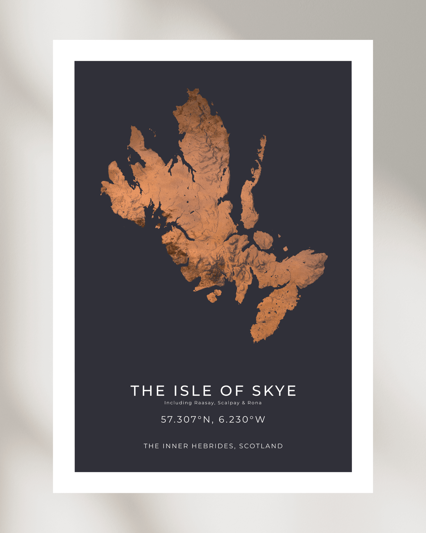 Isle of Skye - Fine Art Map