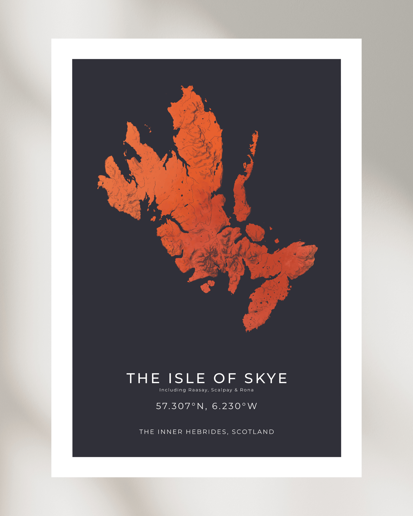 Isle of Skye - Fine Art Map