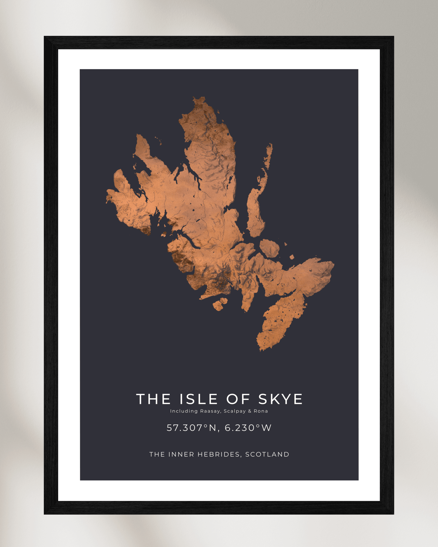 Isle of Skye - Fine Art Map