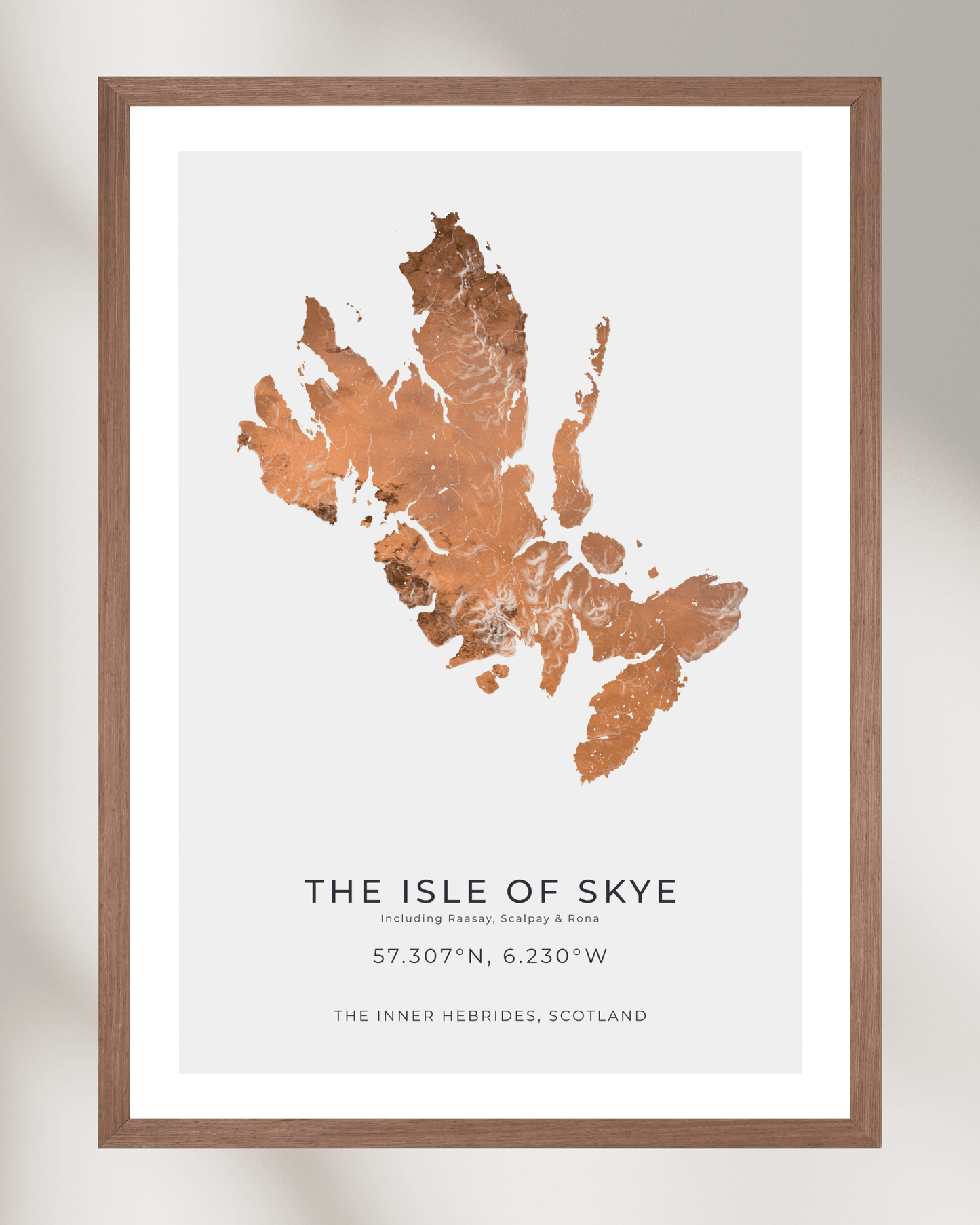 Isle of Skye - Fine Art Map