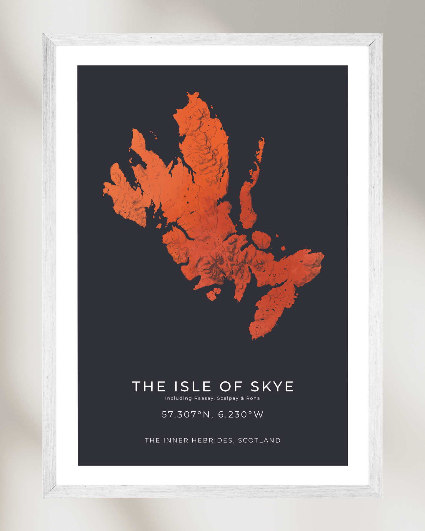 Isle of Skye - Fine Art Map