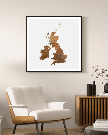 The British Isles - Fine Art Map