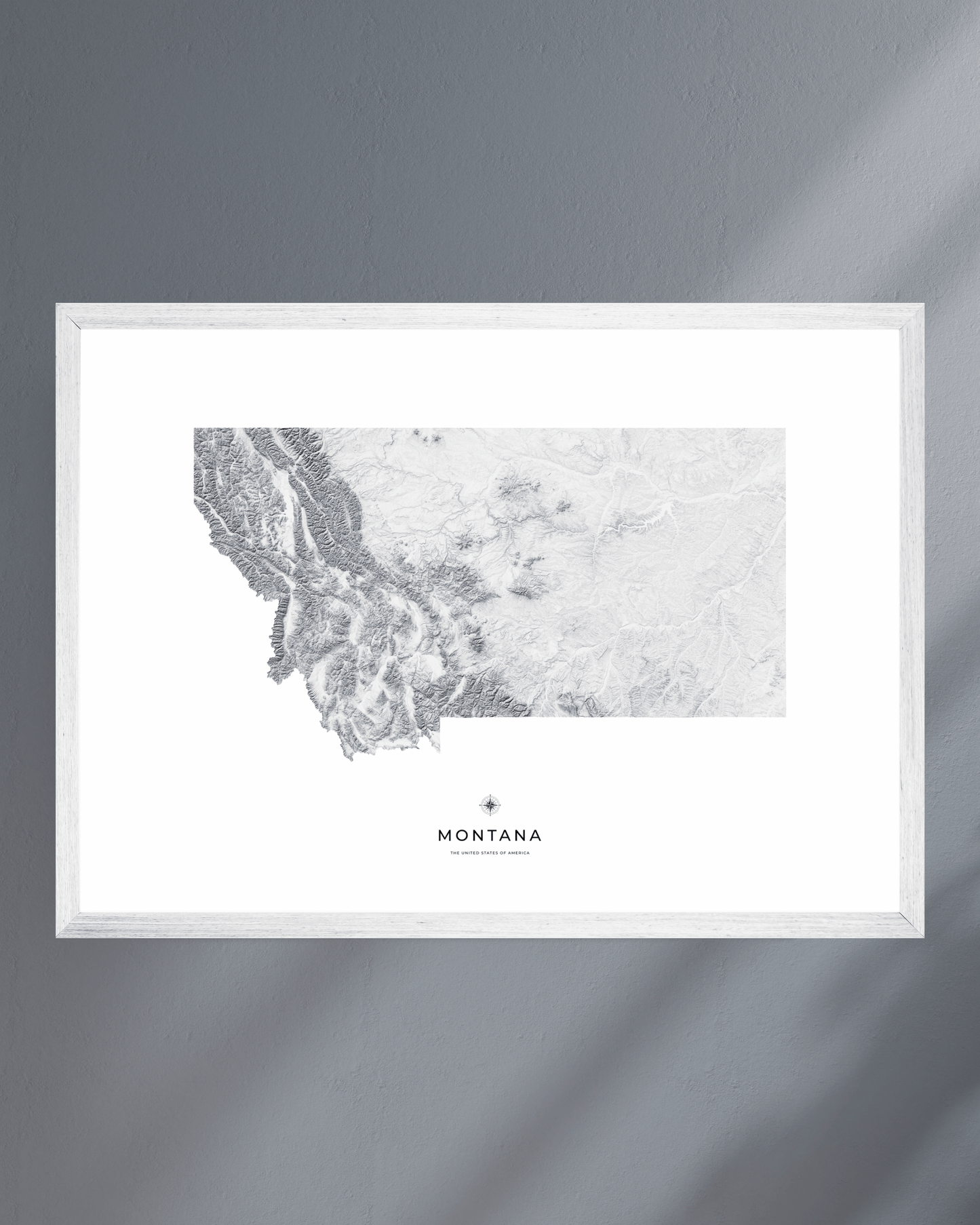 Montana - Fine Art Topographical Map Print