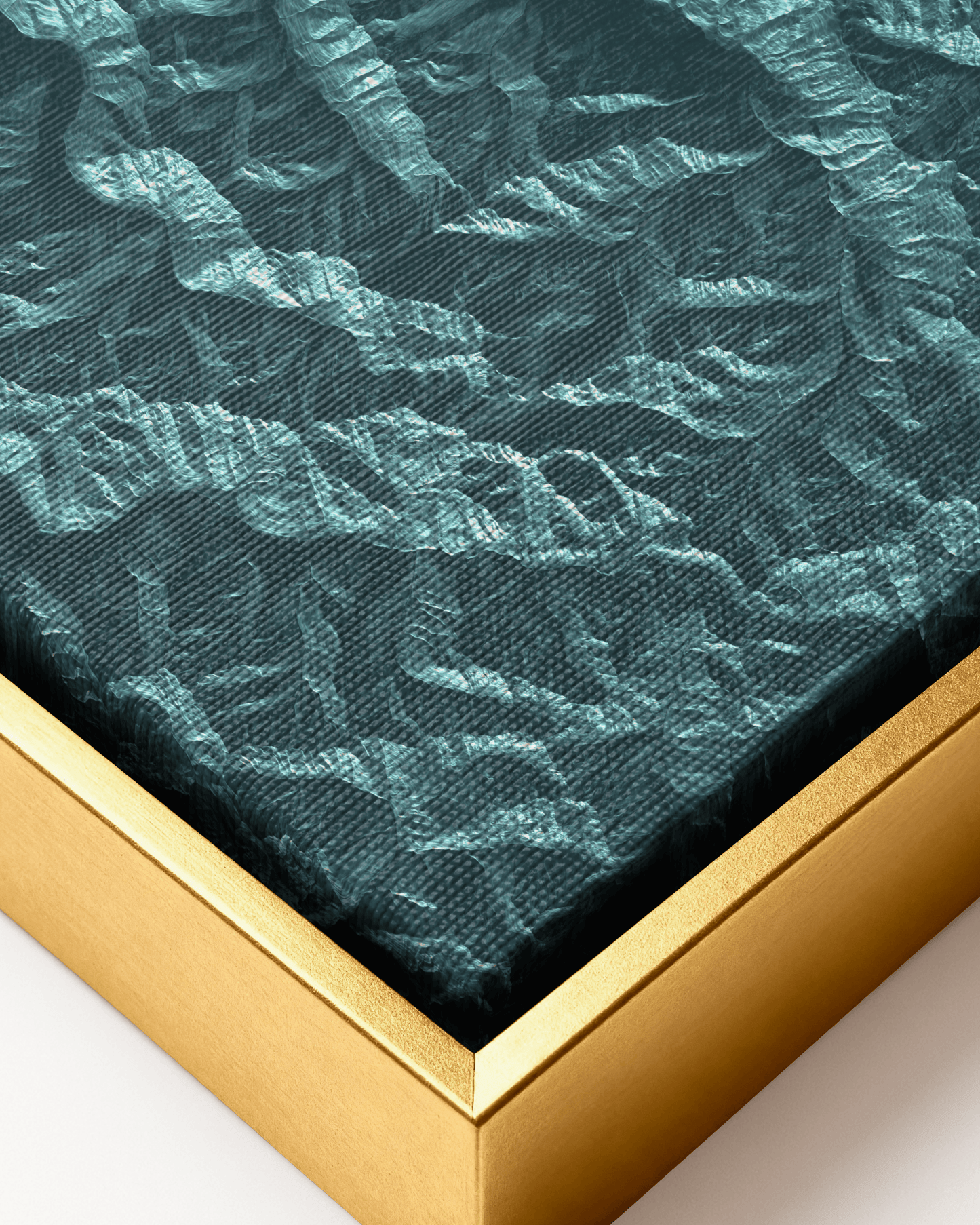 Mount Olympus - Washington State - Framed Canvas Topographical Map