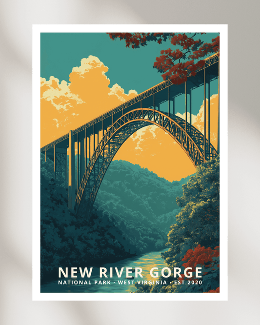 New River Gorge National Park Poster - West Virginia, USA
