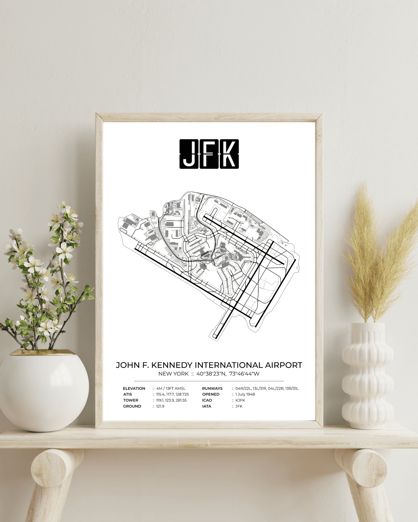 JFK - John F. Kennedy International Airport Map