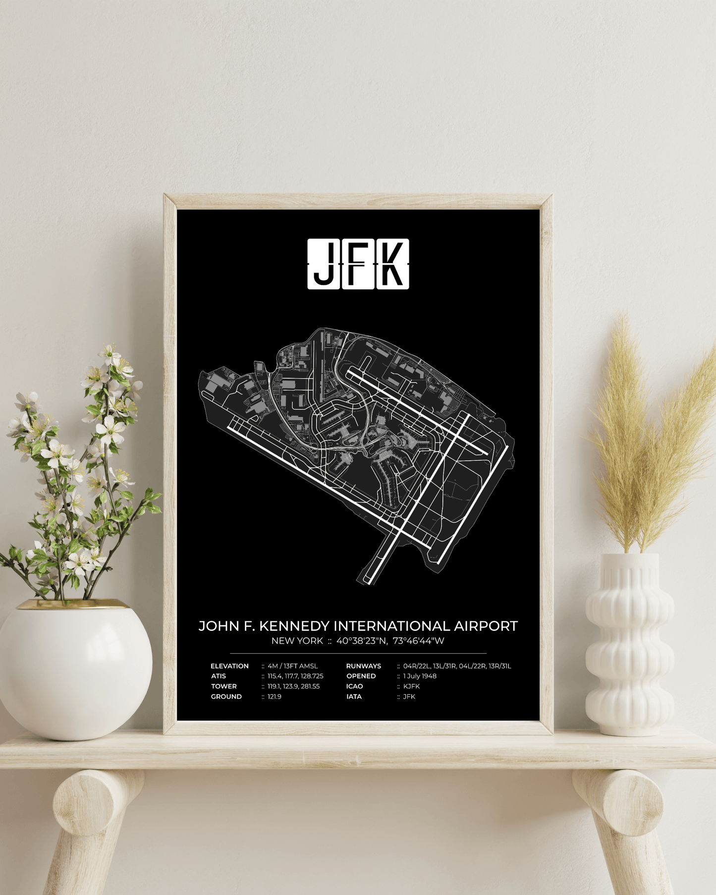 JFK - John F. Kennedy International Airport Map