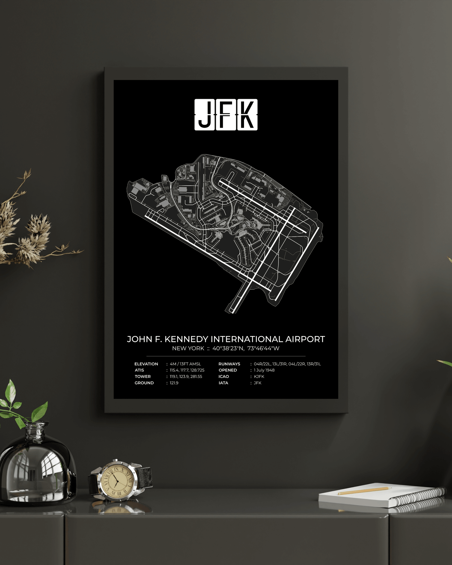 JFK - John F. Kennedy International Airport Map