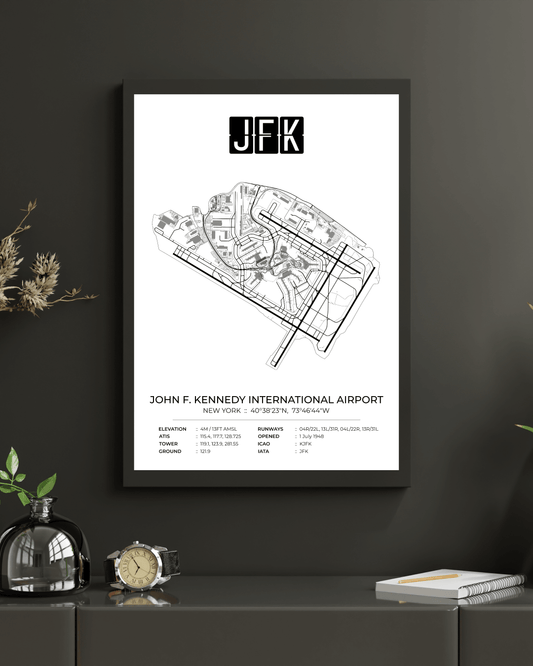 JFK - John F. Kennedy International Airport Map