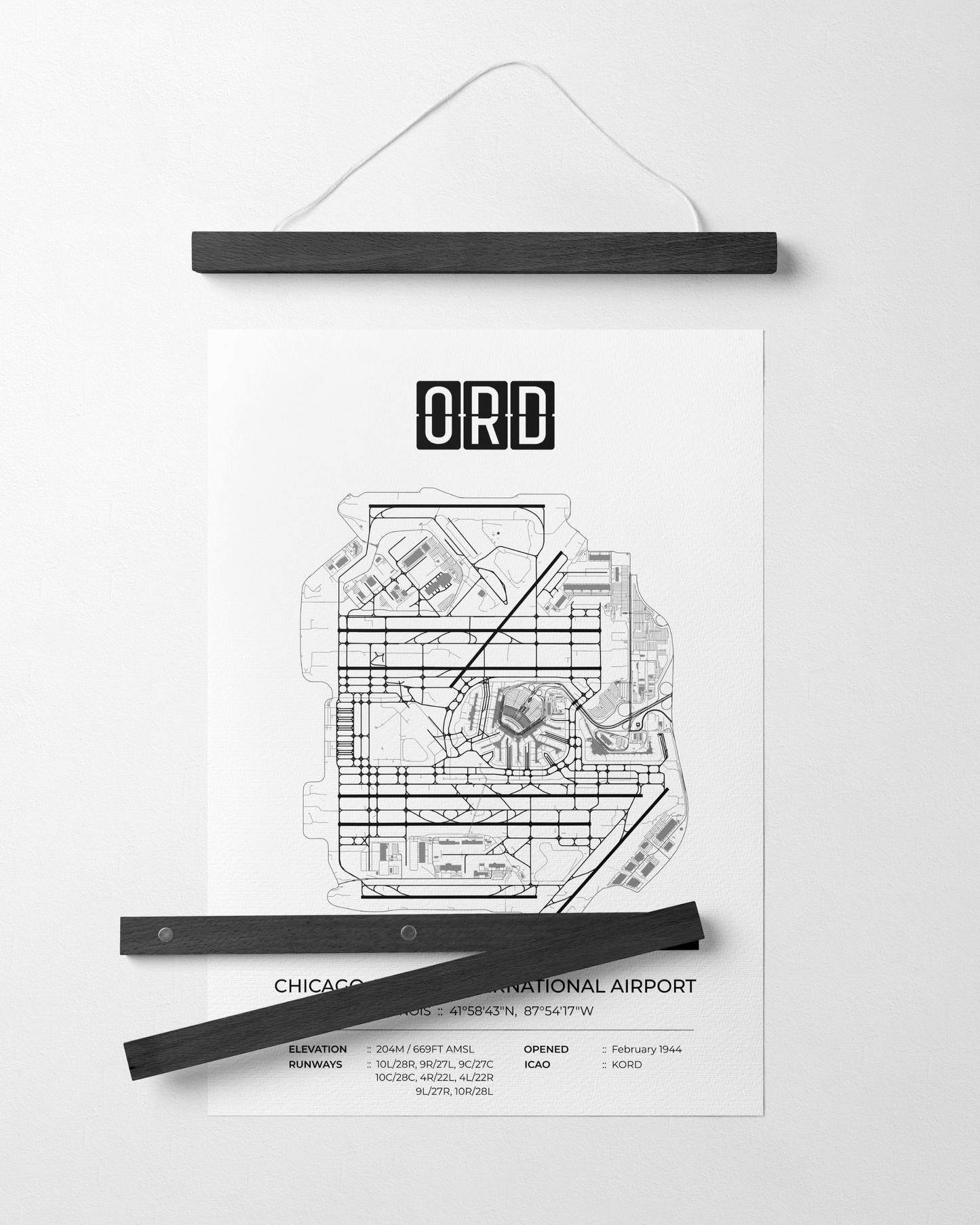 ORD - Chicago O'Hare International Airport Map