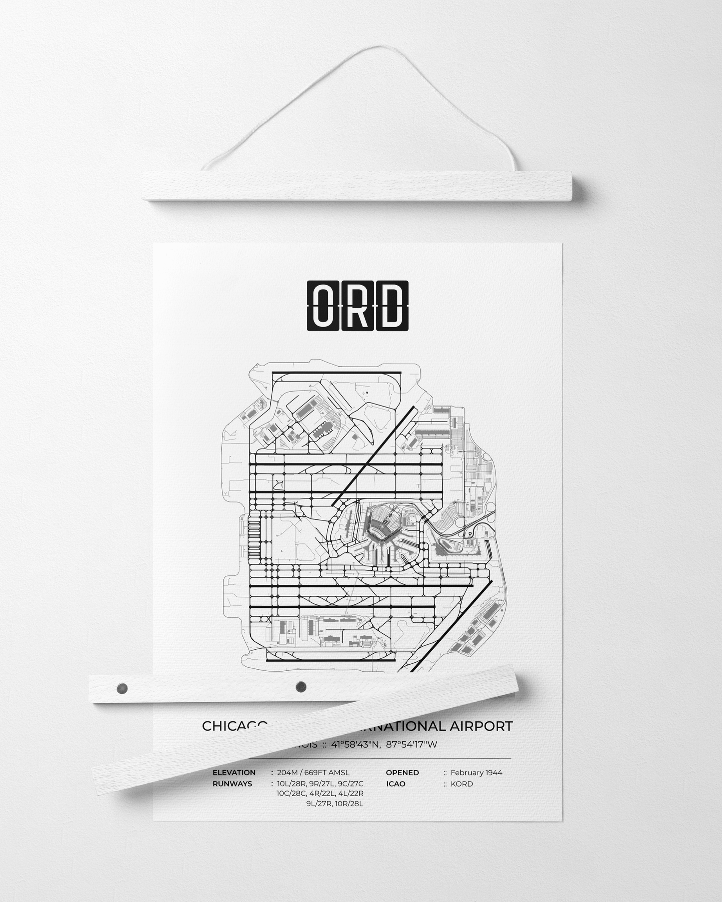 ORD - Chicago O'Hare International Airport Map