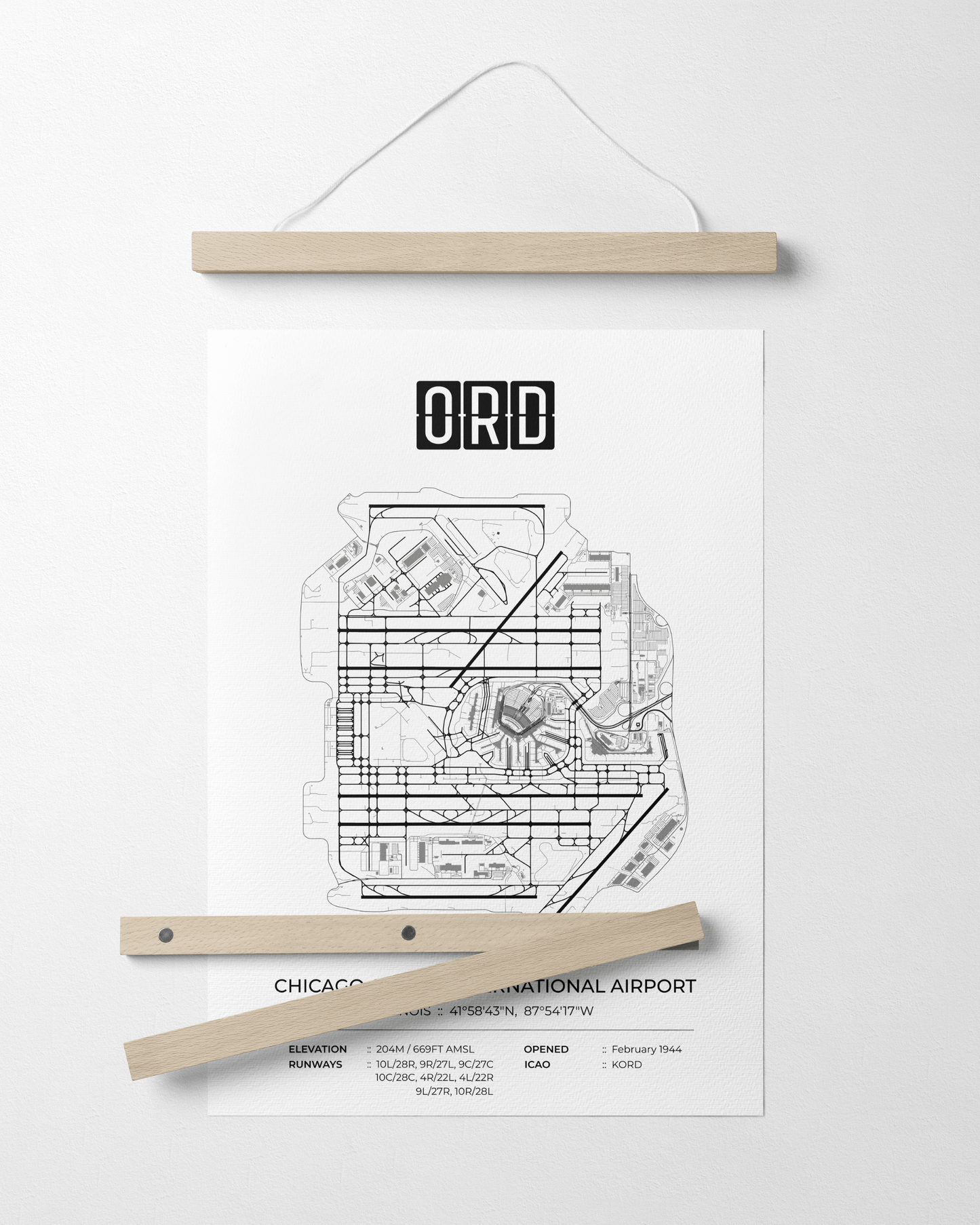 ORD - Chicago O'Hare International Airport Map