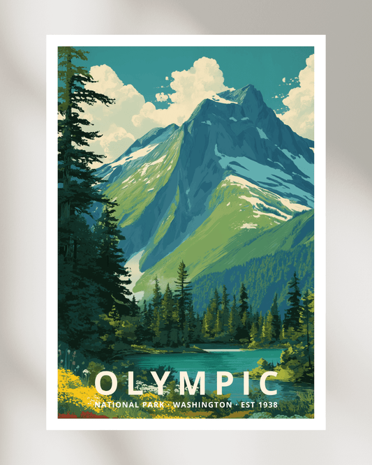 Olympic National Park Poster - Washington, USA