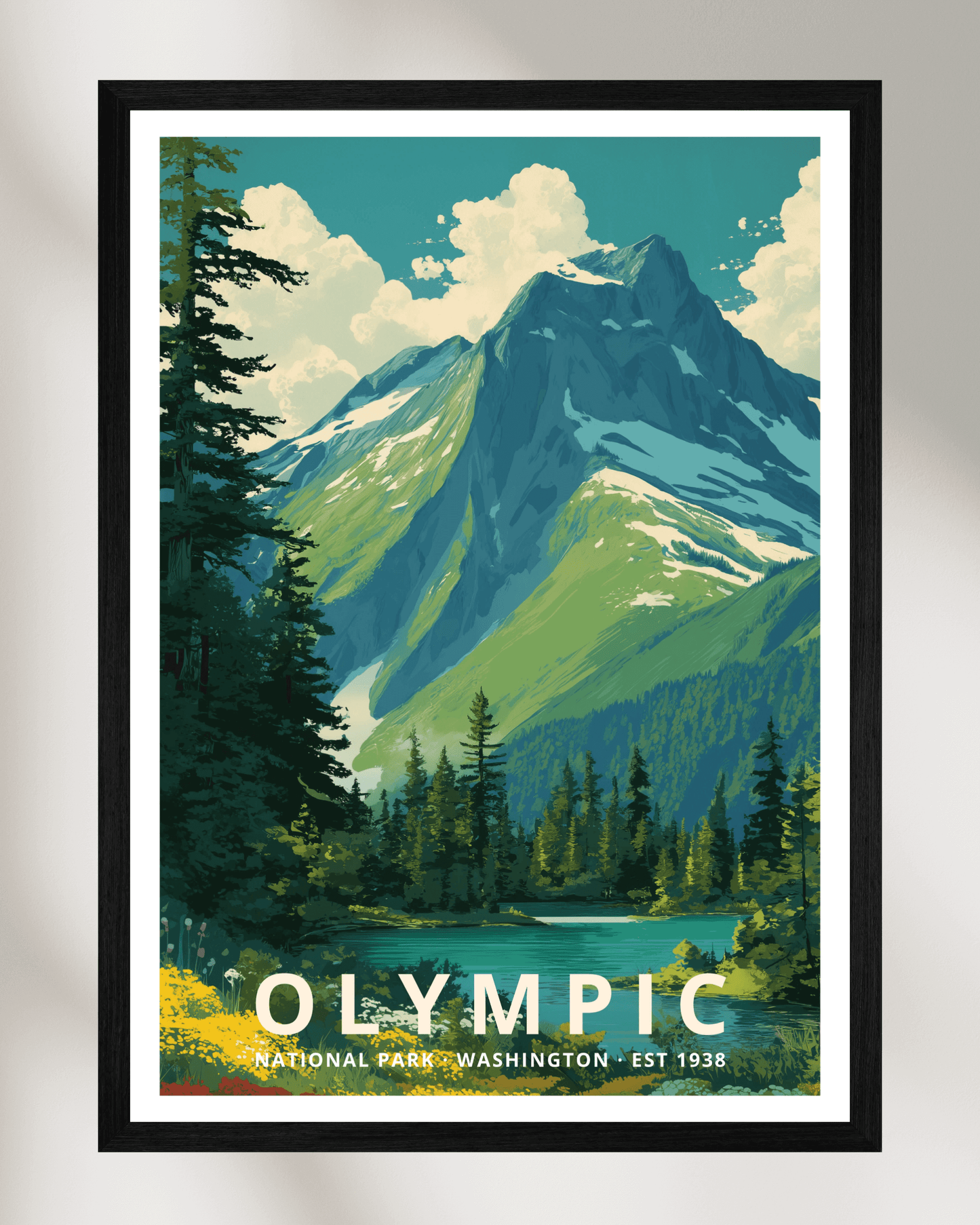 Olympic National Park Poster - Washington, USA