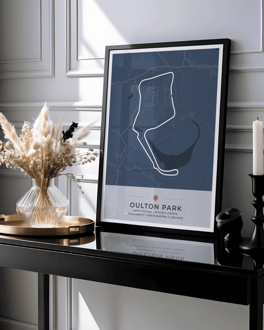 Oulton Park - Circuit Map Print