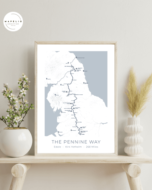 The Pennine Way -  Route Map Print