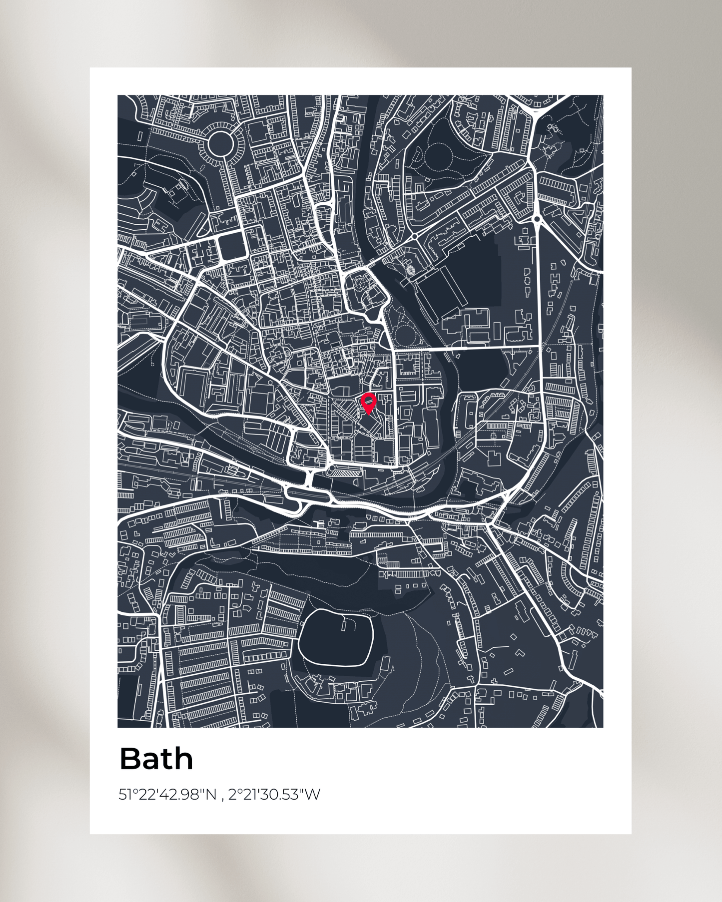 Personalised Map of Bath