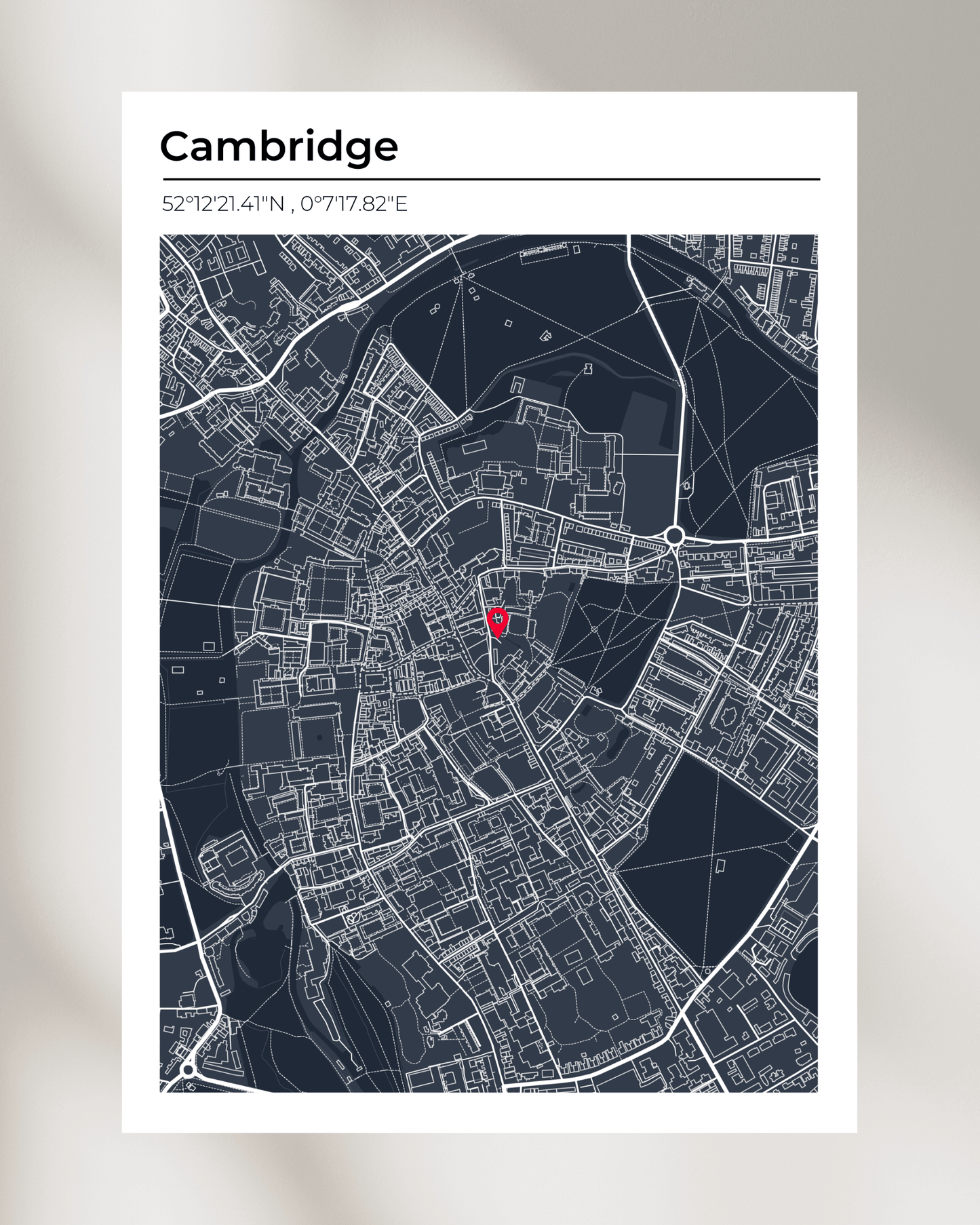 Personalised Map of Cambridge