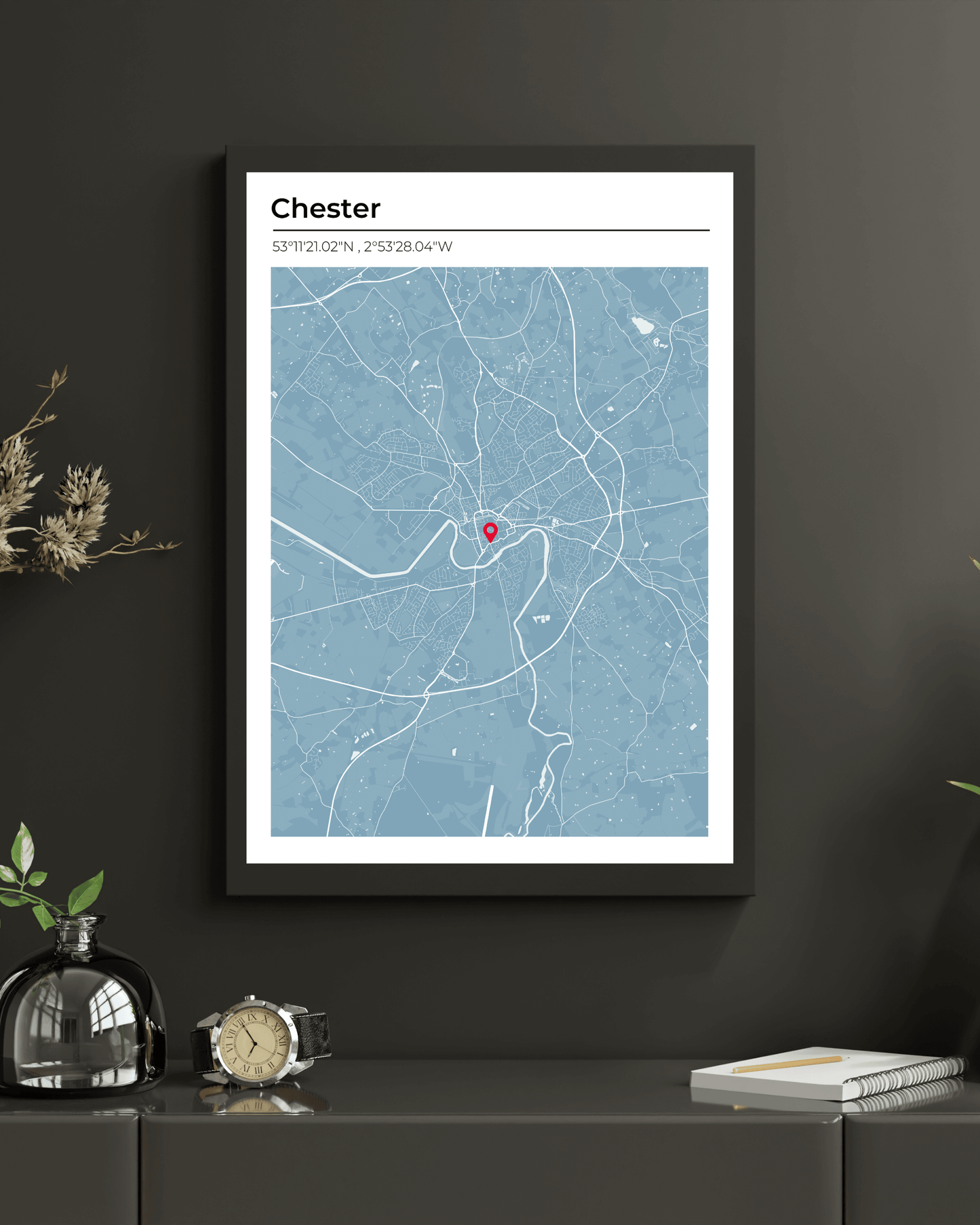 Personalised Map of Chester