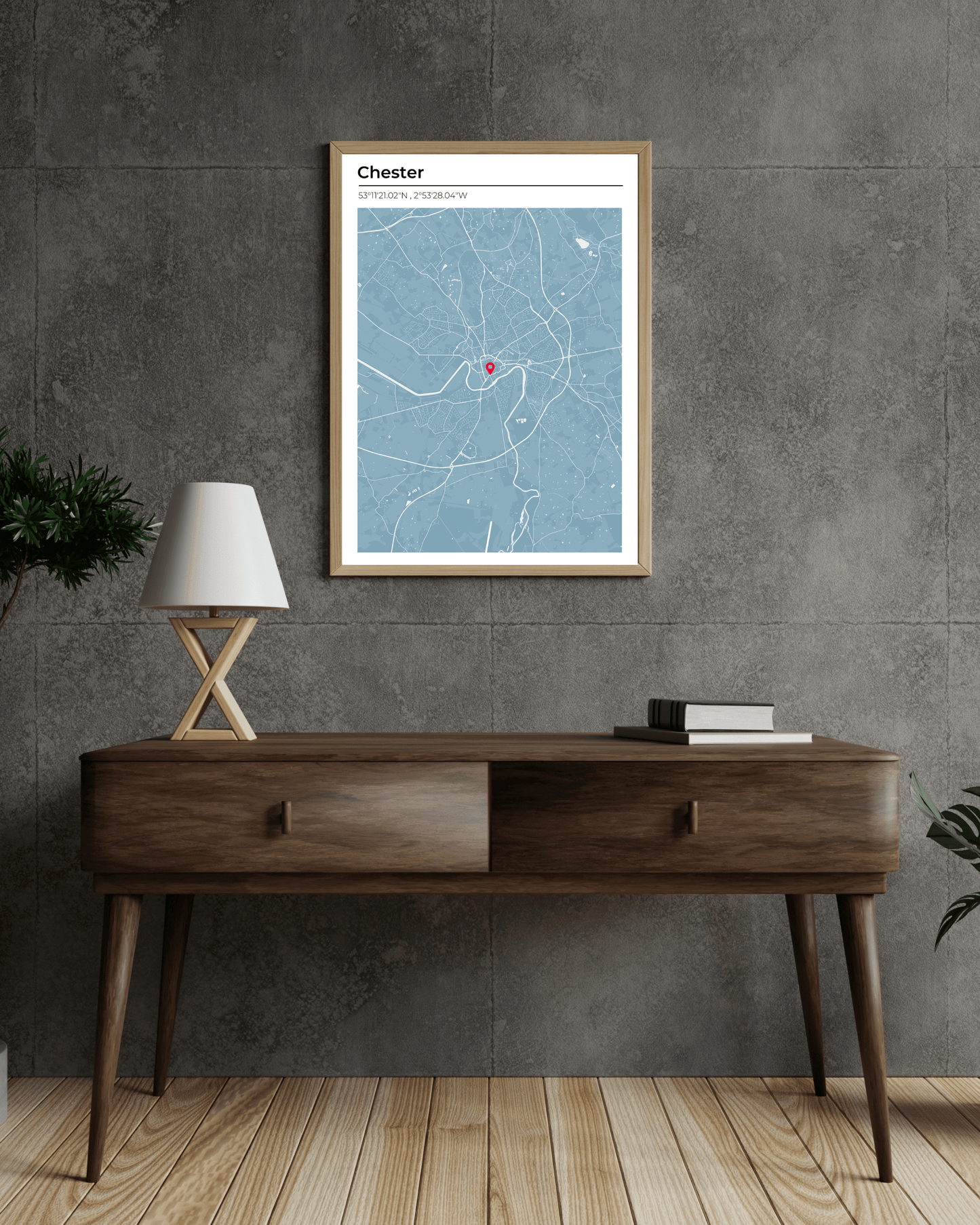 Personalised Map of Chester
