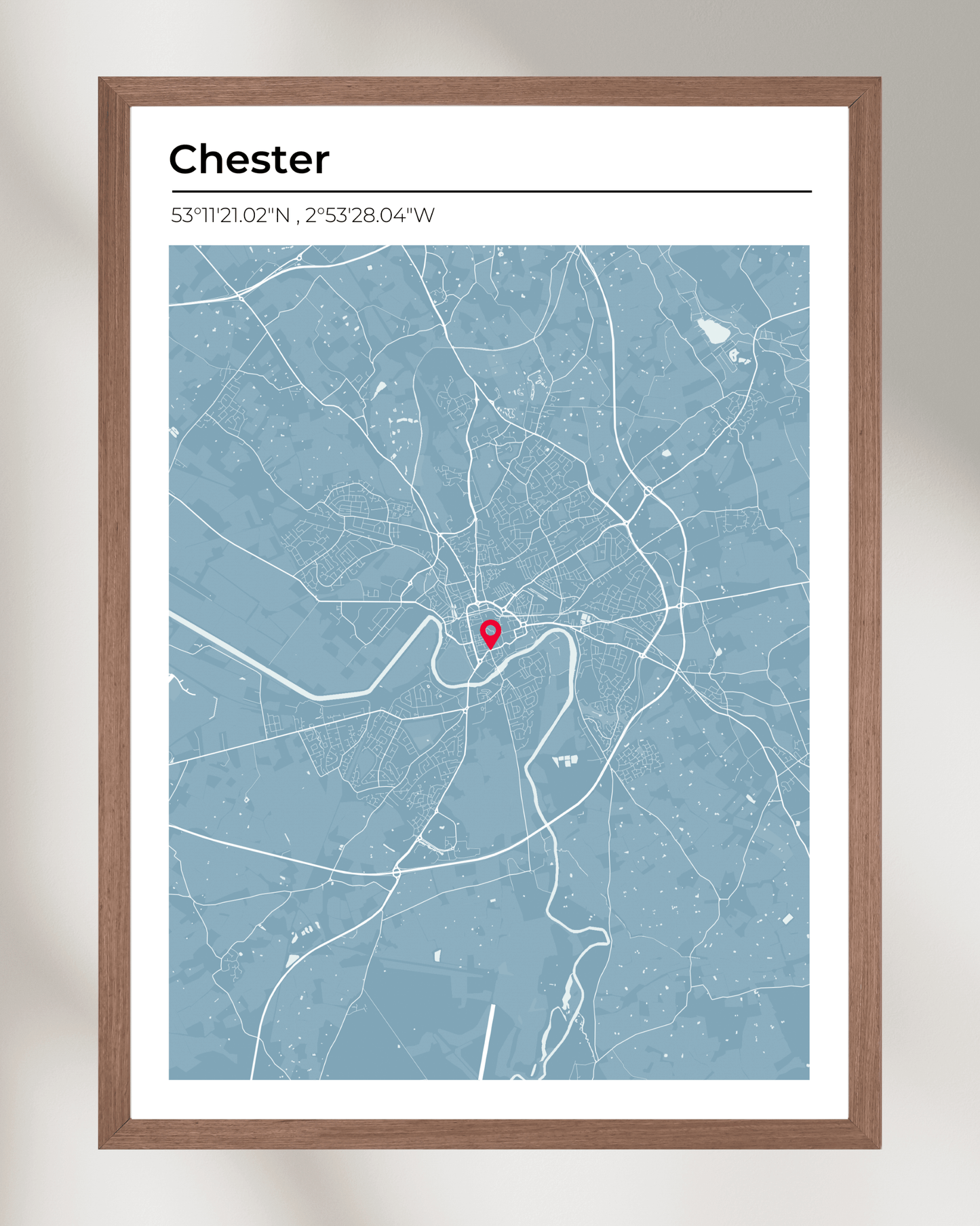 Personalised Map of Chester