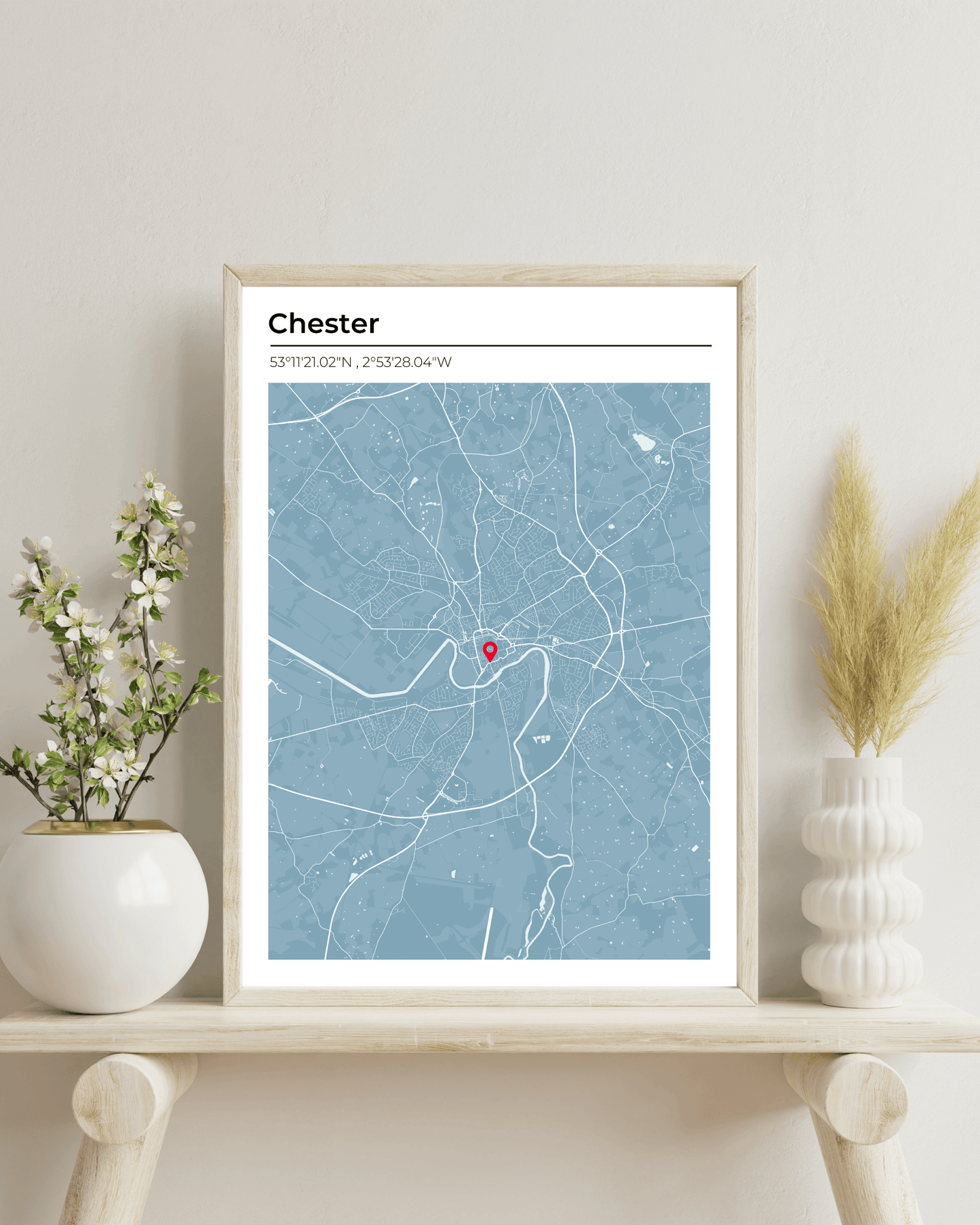 Personalised Map of Chester