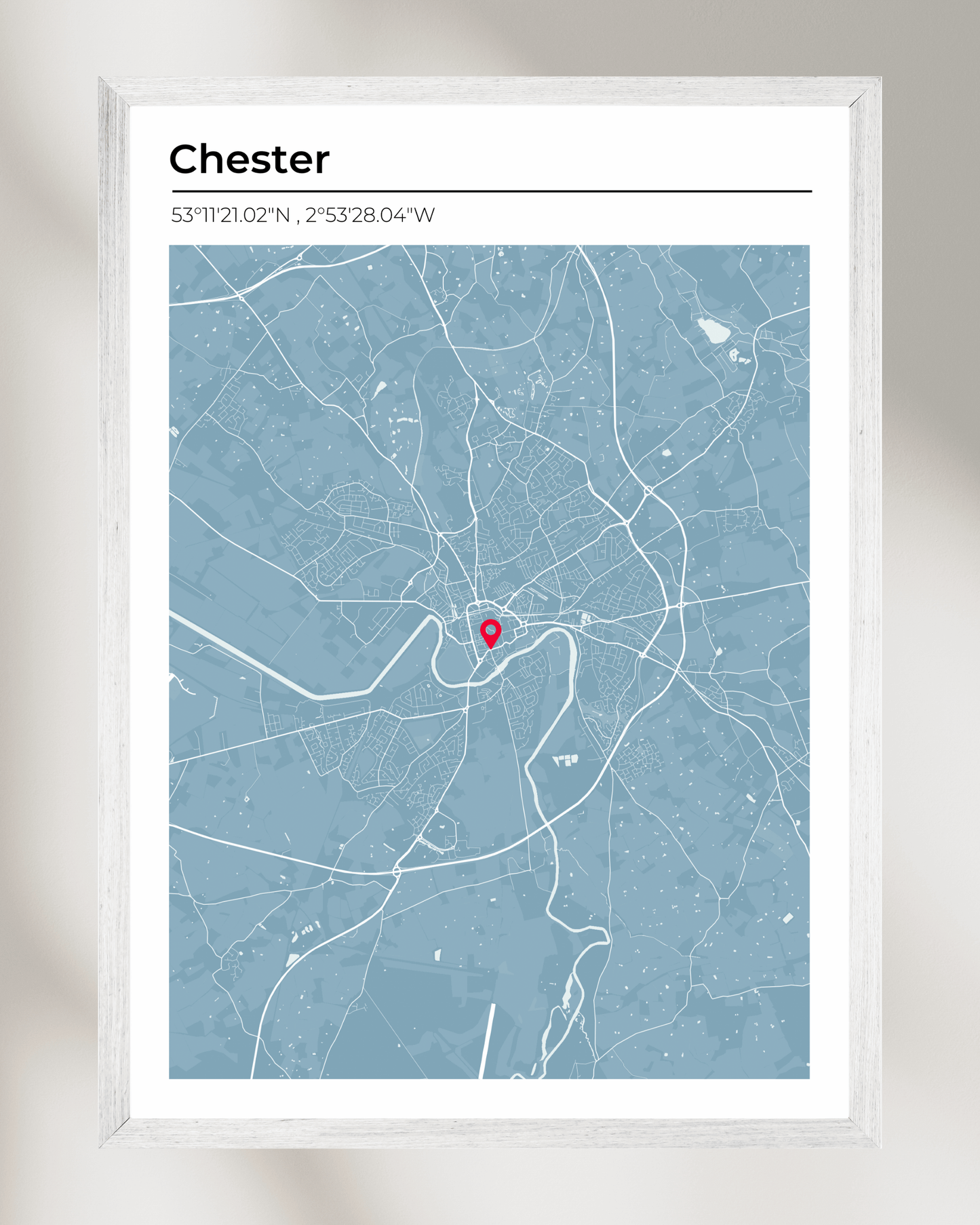 Personalised Map of Chester