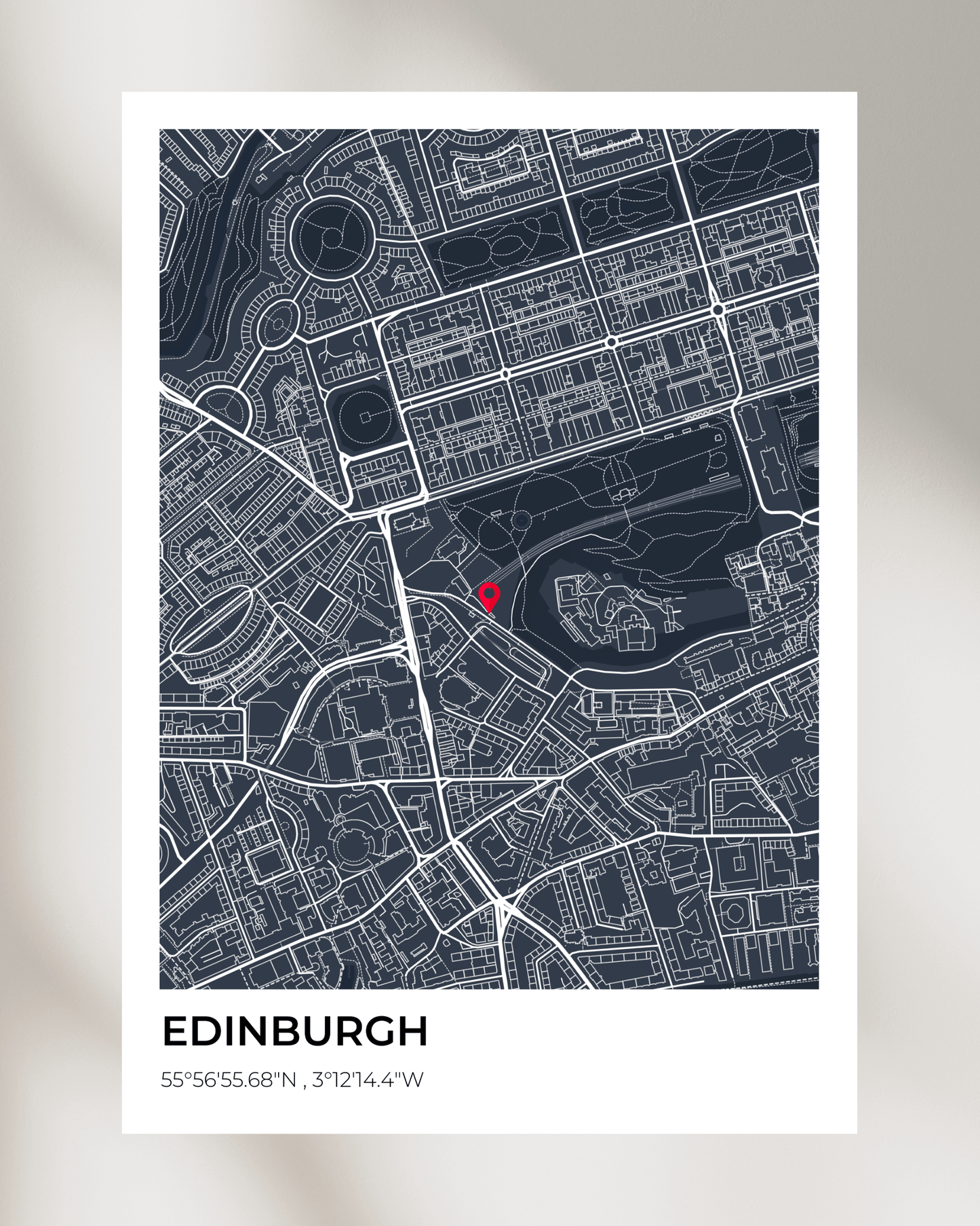 Personalised Map of Edinburgh
