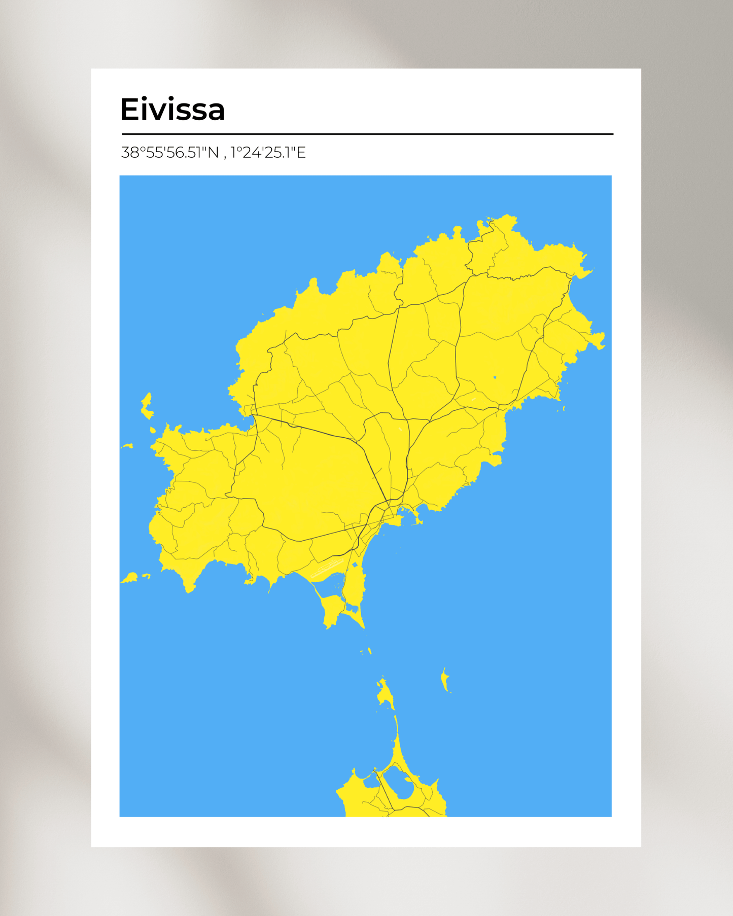 Personalised Map of Ibiza