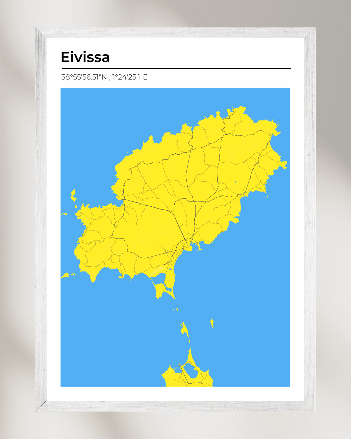 Personalised Map of Ibiza