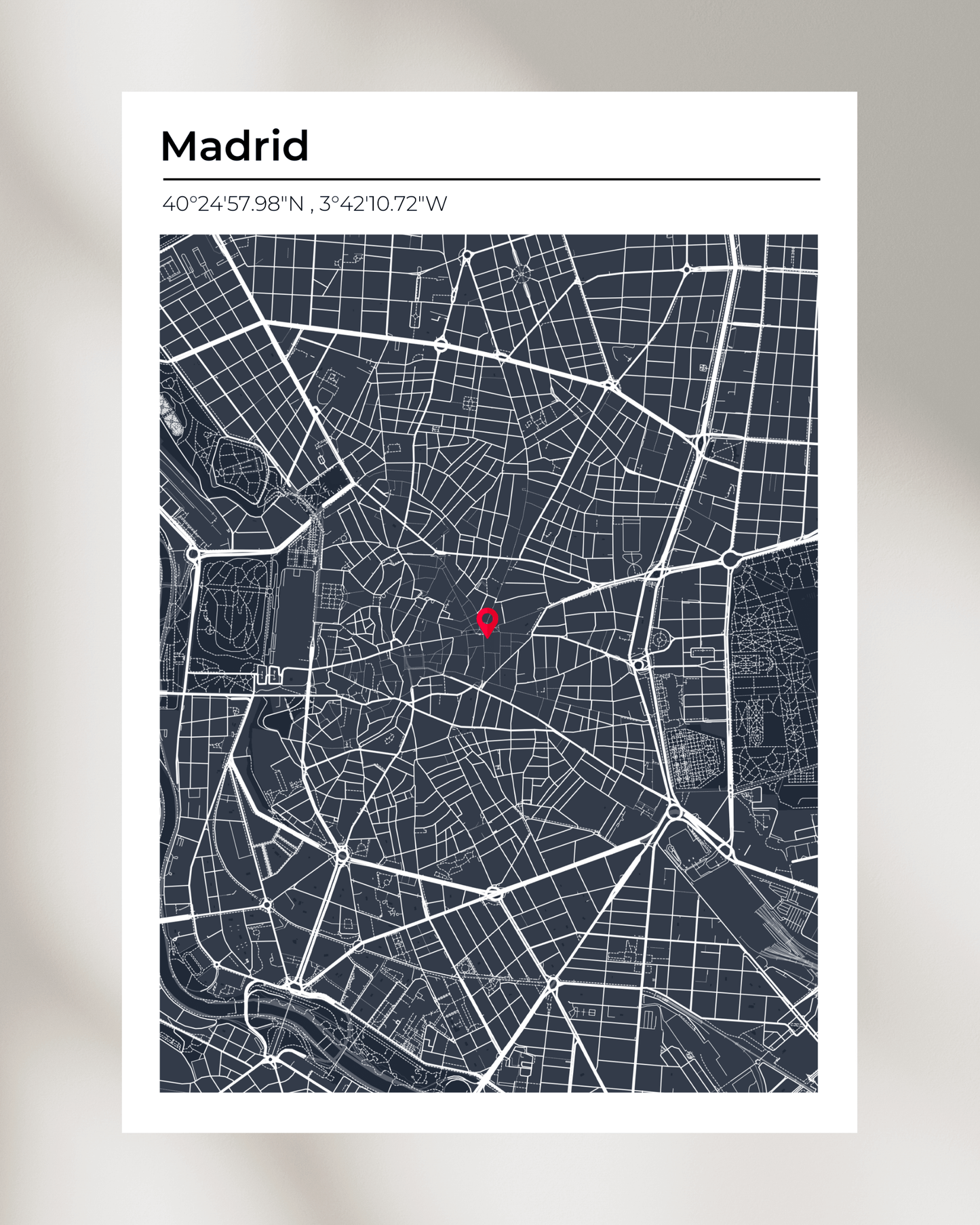 Personalised Map of Madrid