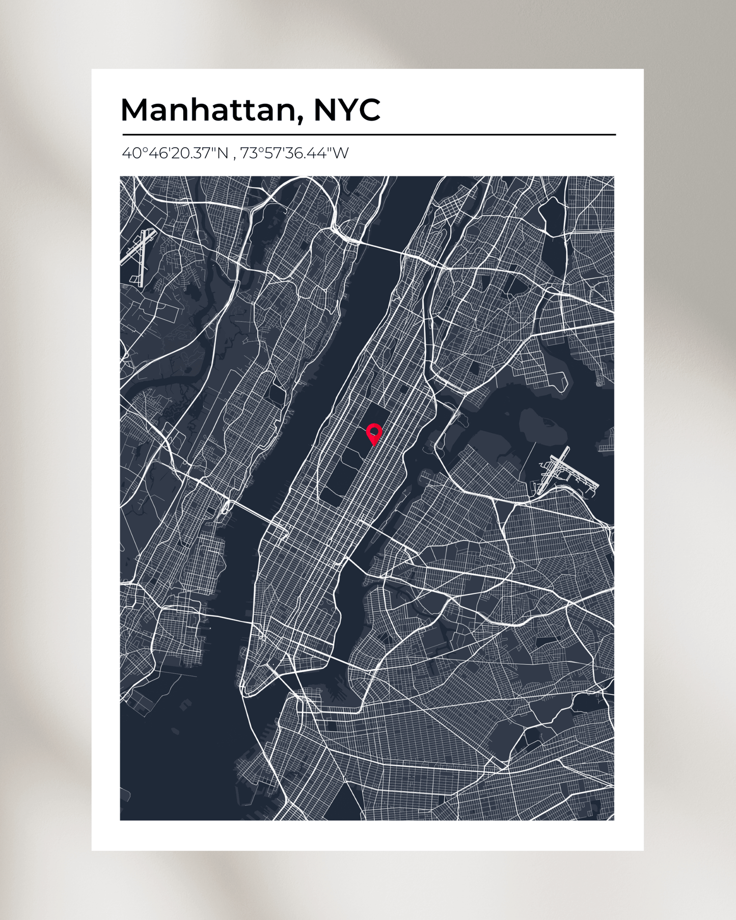 Personalised Map of New York