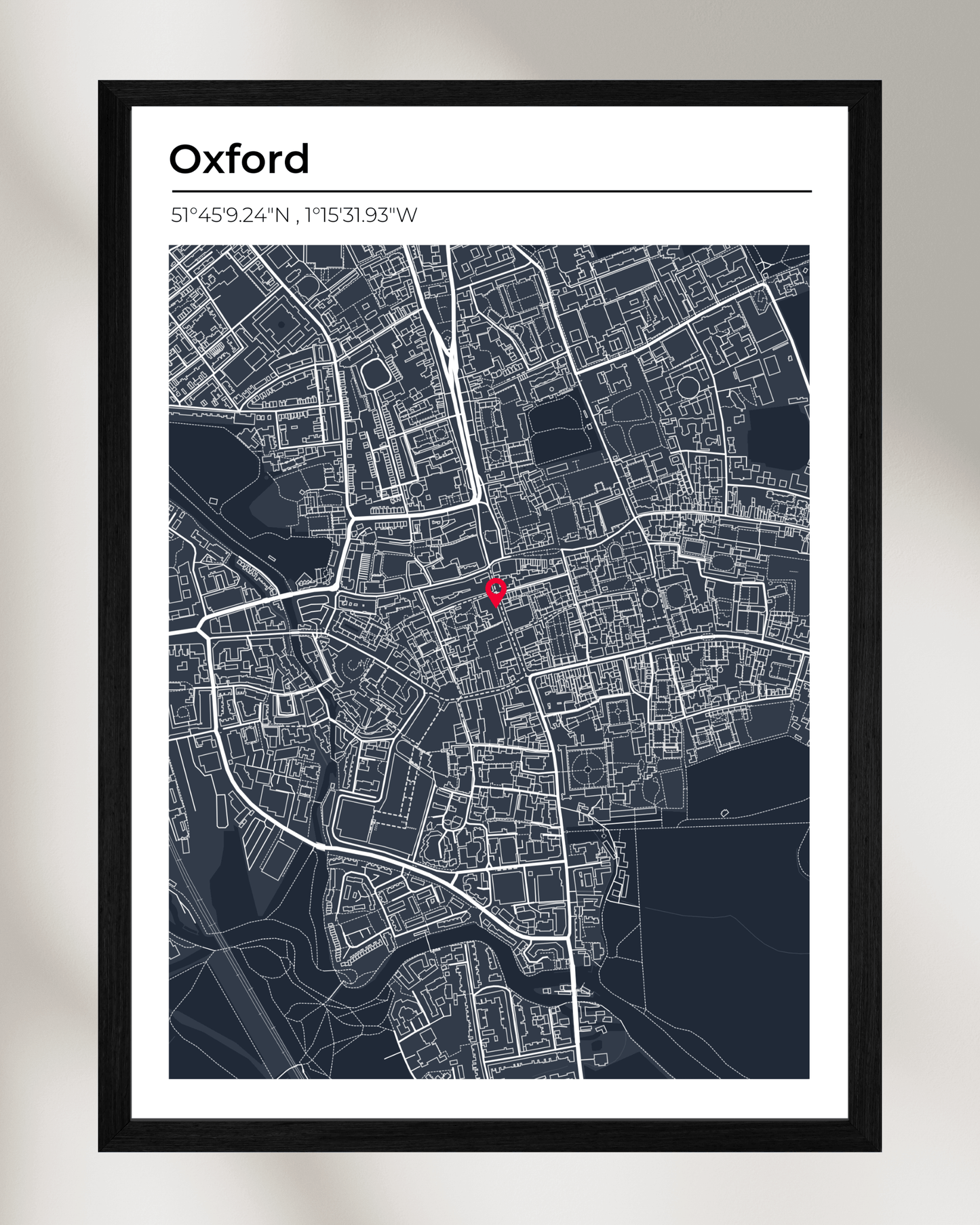 Personalised Map of Oxford