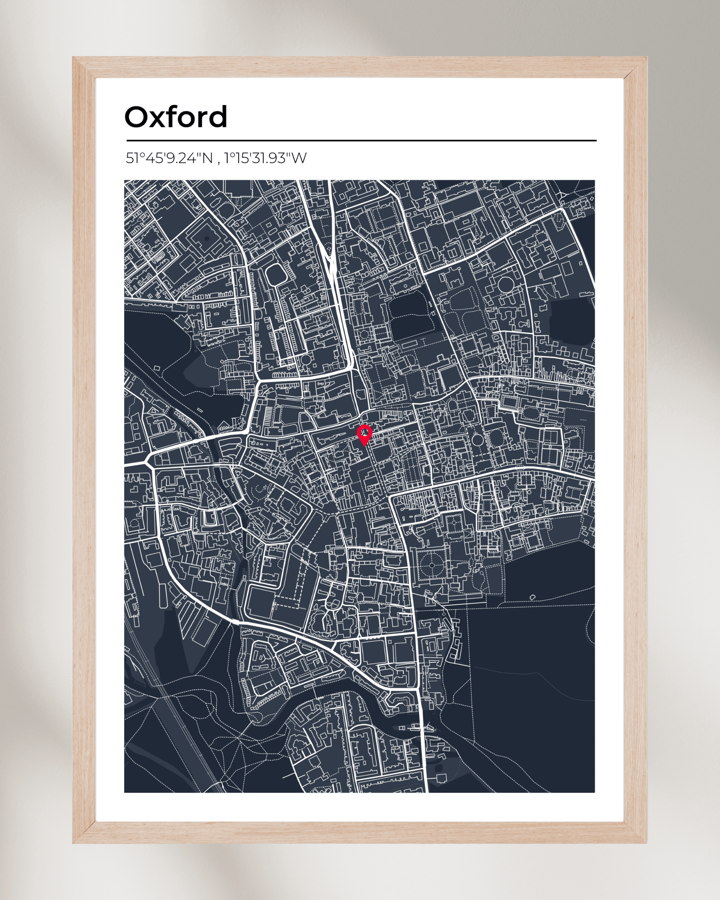 Personalised Map of Oxford